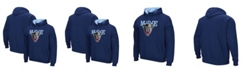 Colosseum Men's Navy Maine Black Bears Arch and Logo Pullover Hoodie